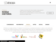 Tablet Screenshot of lardejesus.com.br